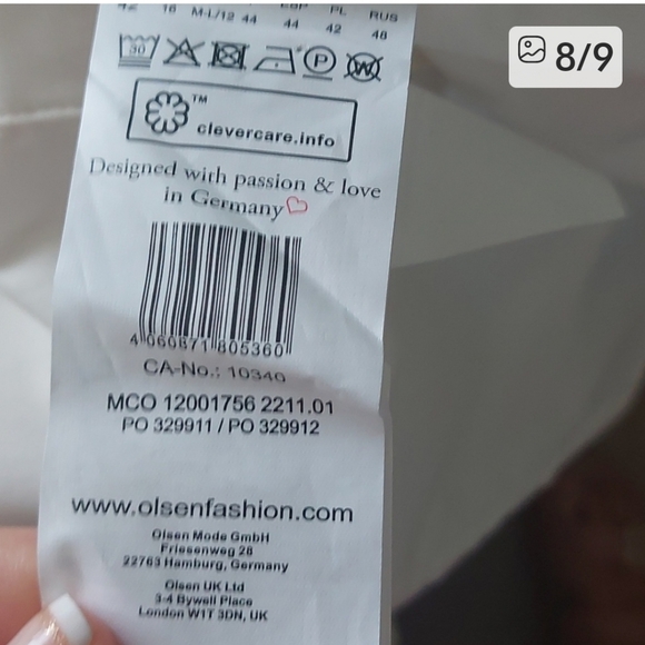 Elegant Cream Ruffle Blouse - Picture 8 of 9